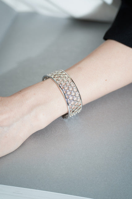 The fishnet bracelets