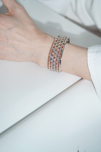 The fishnet bracelets