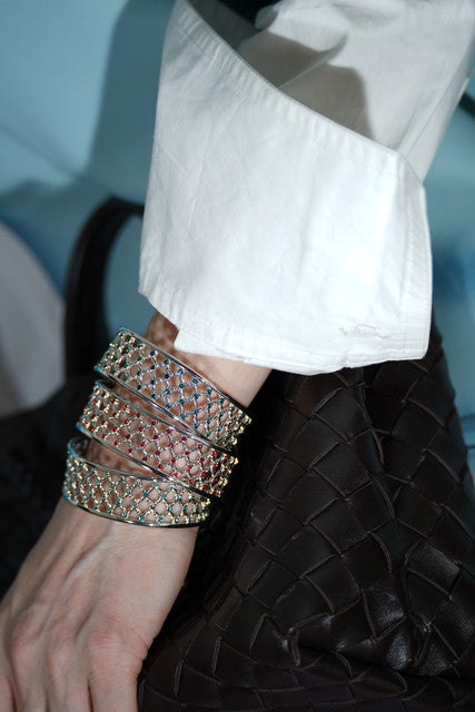 The fishnet bracelets