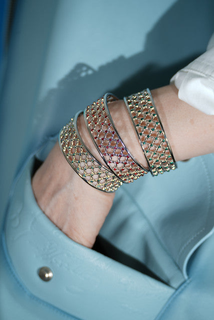 The fishnet bracelets